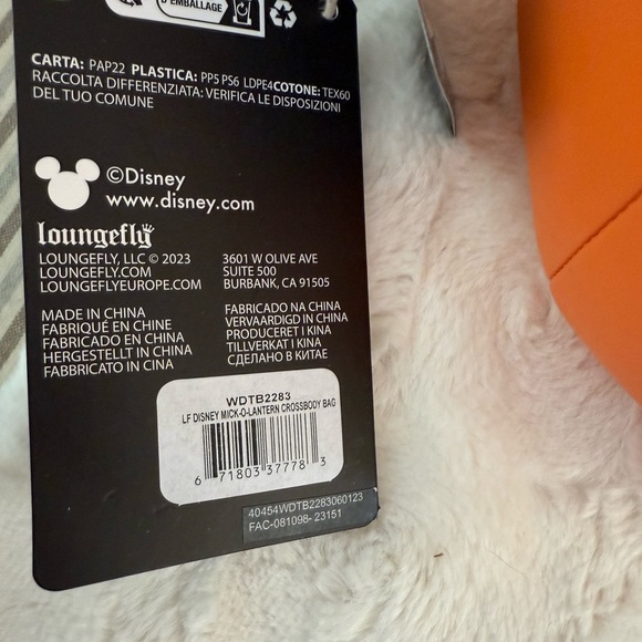 Loungefly Disney Mickey Mouse
Mick-O-Lantern Halloween
Crossbody NWT - Picture 8 of 10